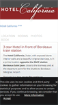 Mobile Screenshot of hotelcalifornia-bordeaux.com